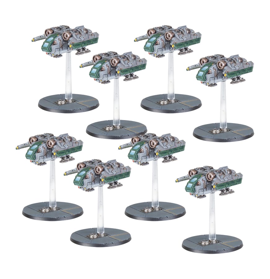 WarForge - Legions Imperialis: Arvus Lighters - Games Workshop solar auxilia
