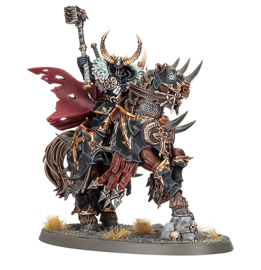 WarForge - Seigneur du Chaos sur Monture Démoniaque - Warhammer - Slaves to Darkness