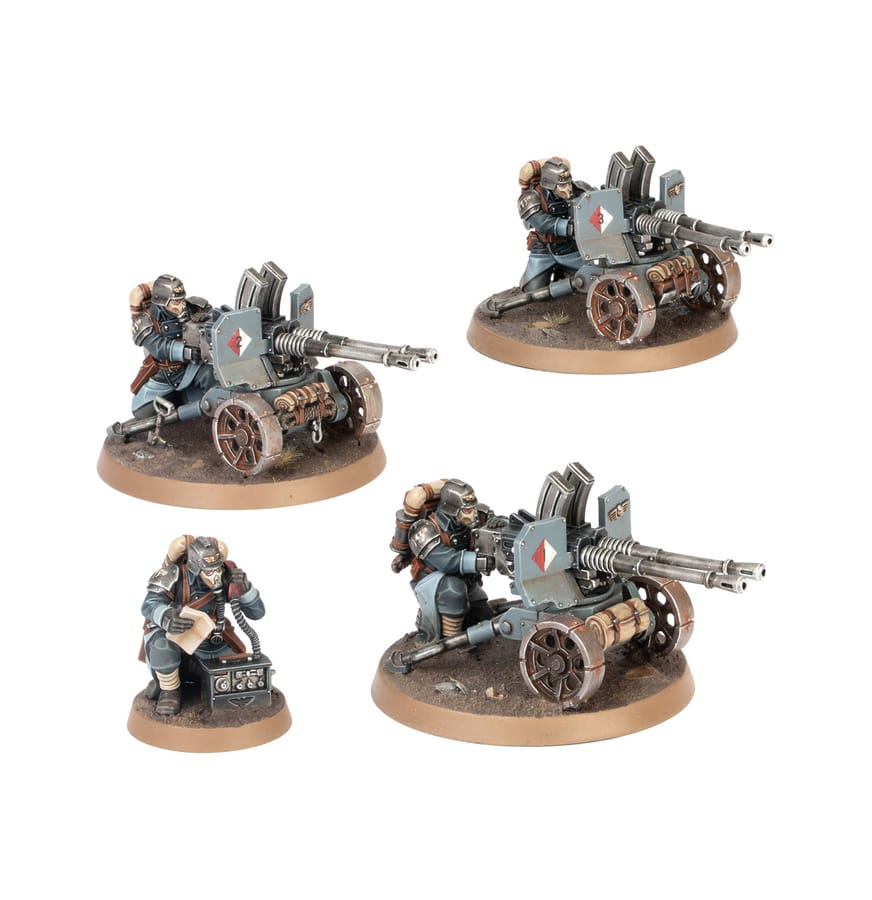 WarForge - Escouade d'Armes Lourdes de Krieg - Warhammer - Astra Militarum
