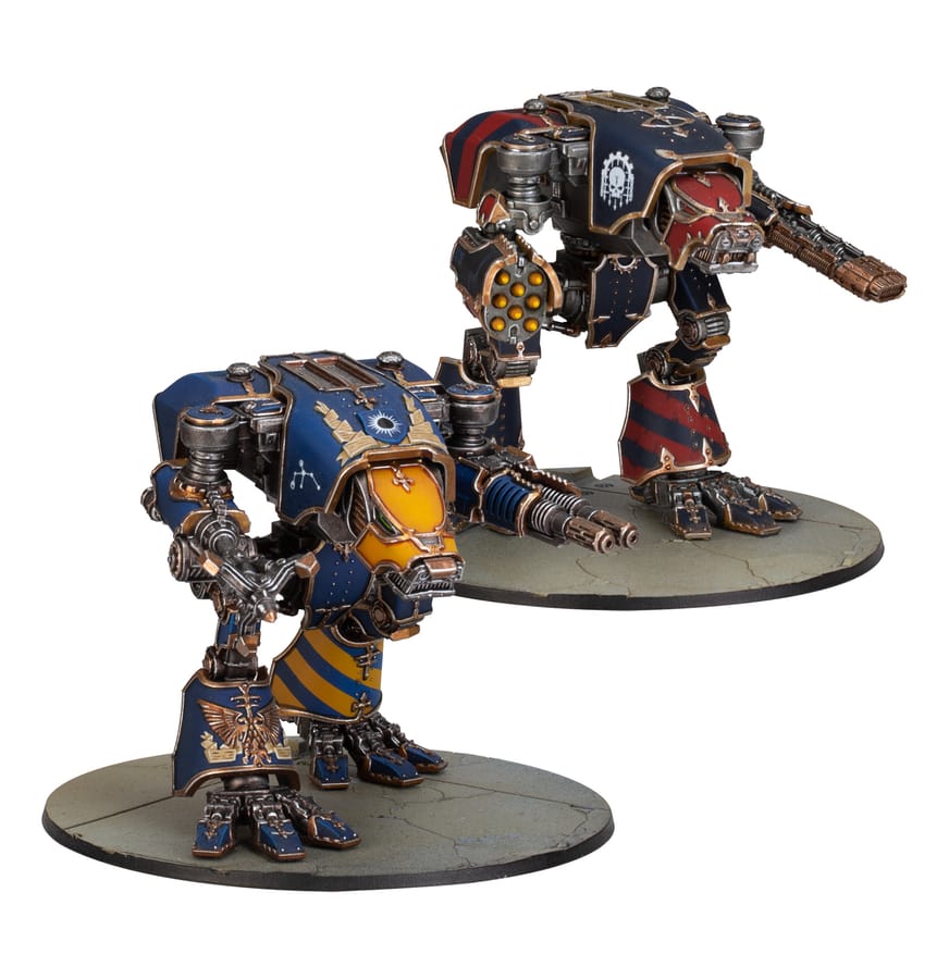 WarForge - Legions Imperialis: Warhound Titans with Ursus Claws and Melta Lances - Warhammer