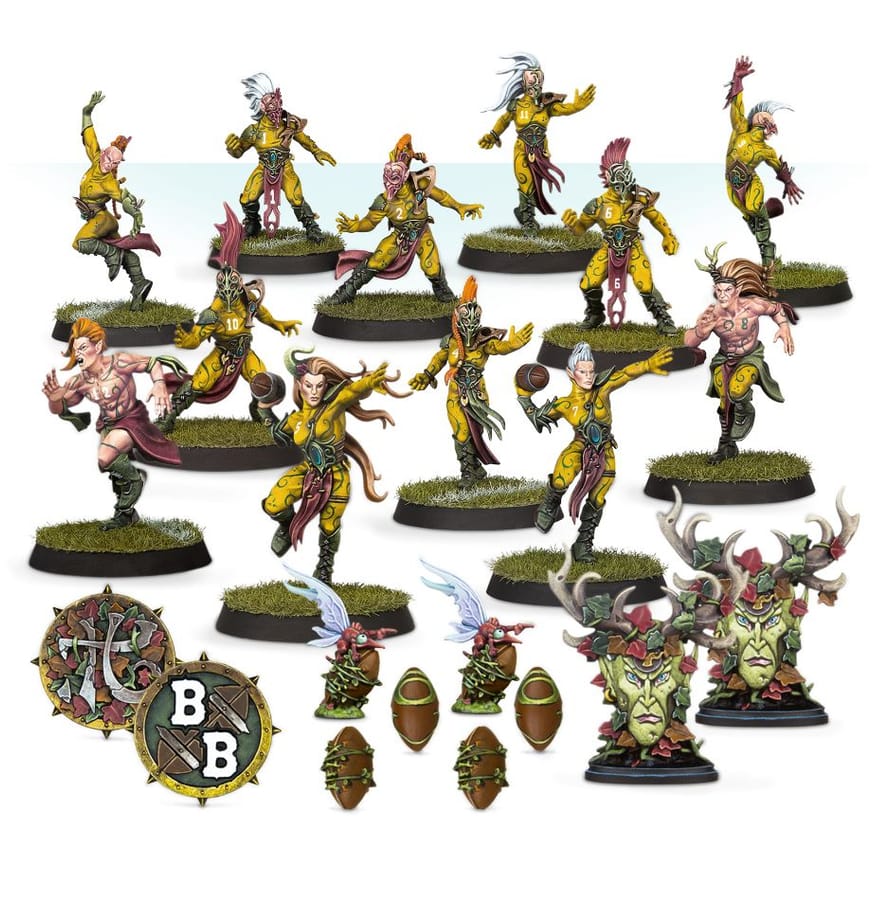 WarForge - Équipe de Blood Bowl d'Elfes Sylvains: Athelorn Avengers - Warhammer