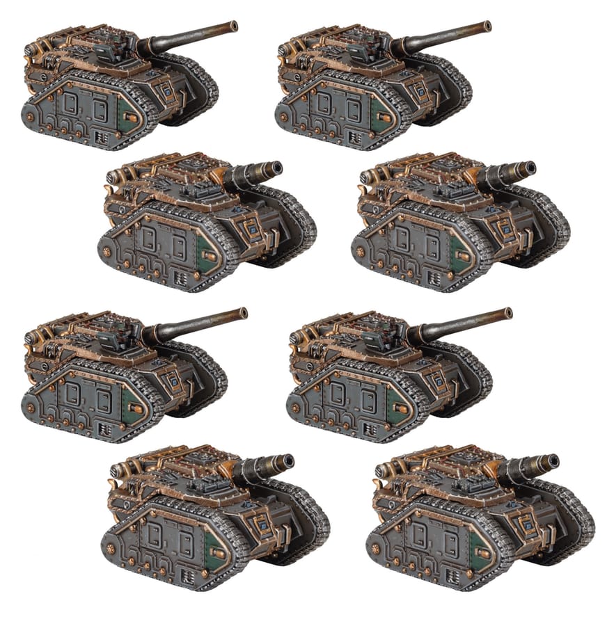WarForge - Legions Imperialis: Medusa and Basilisk Batteries - Warhammer - Solar Auxilia