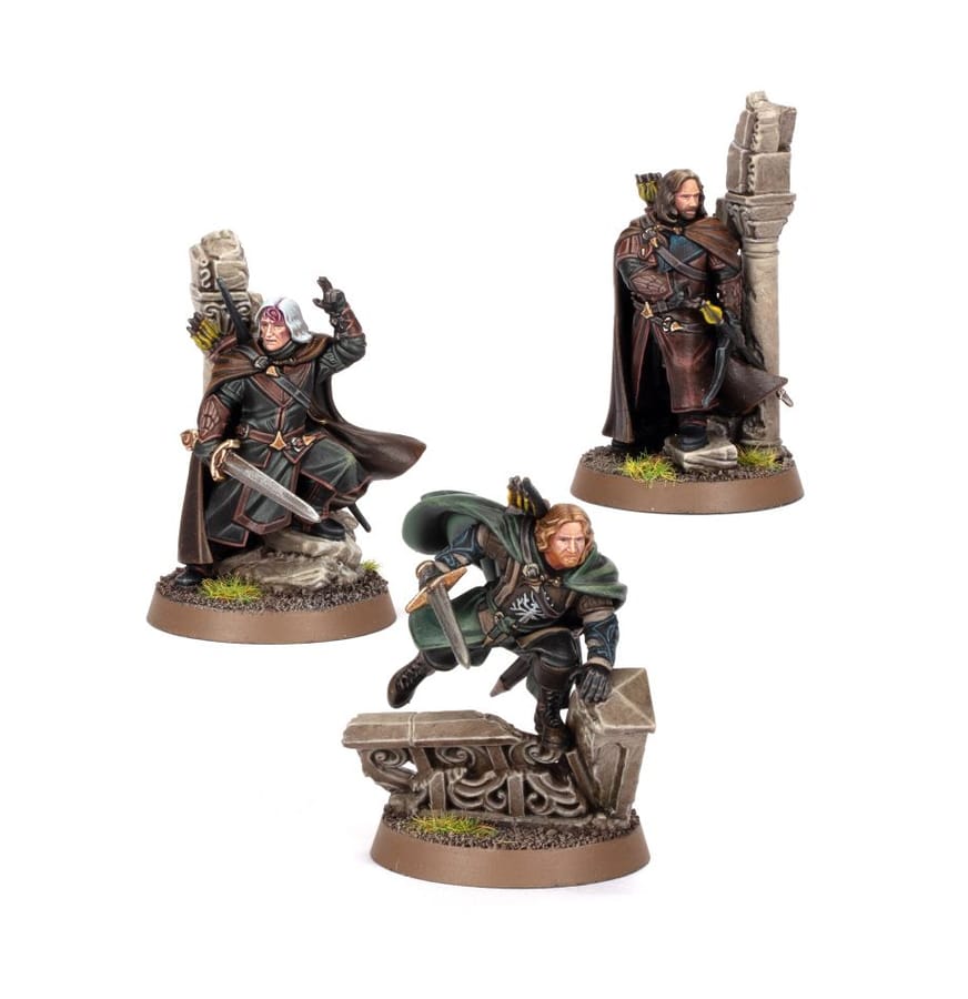 WarForge - Faramir™, Madril et Damrod, Rangers de l'Ithilien™ - Warhammer