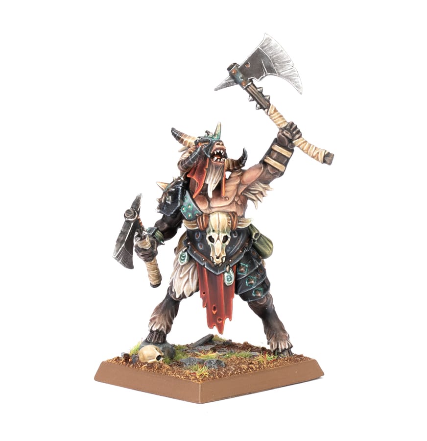 WarForge - Chef Homme-bête - Games Workshop beastmen