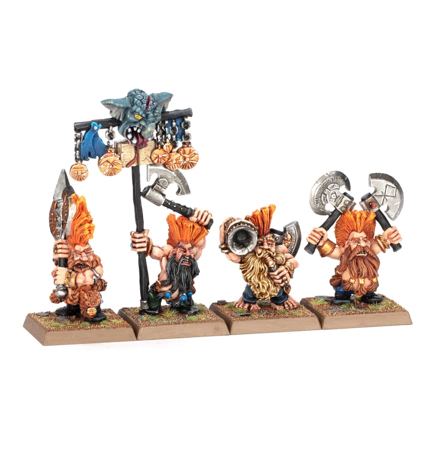 WarForge - État-major de Tueurs Nains - Warhammer - Nains