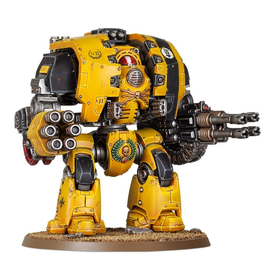 WarForge - Dreadnought de Siège Leviathan avec Armes de Tir - Warhammer - Legiones Astartes