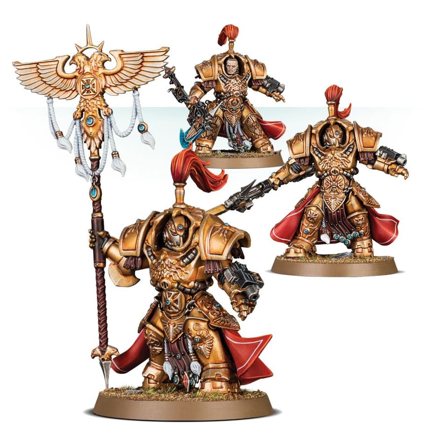 WarForge - Vexilus Praetor in Allarus Terminator Armour - Warhammer - Adeptus Custodes
