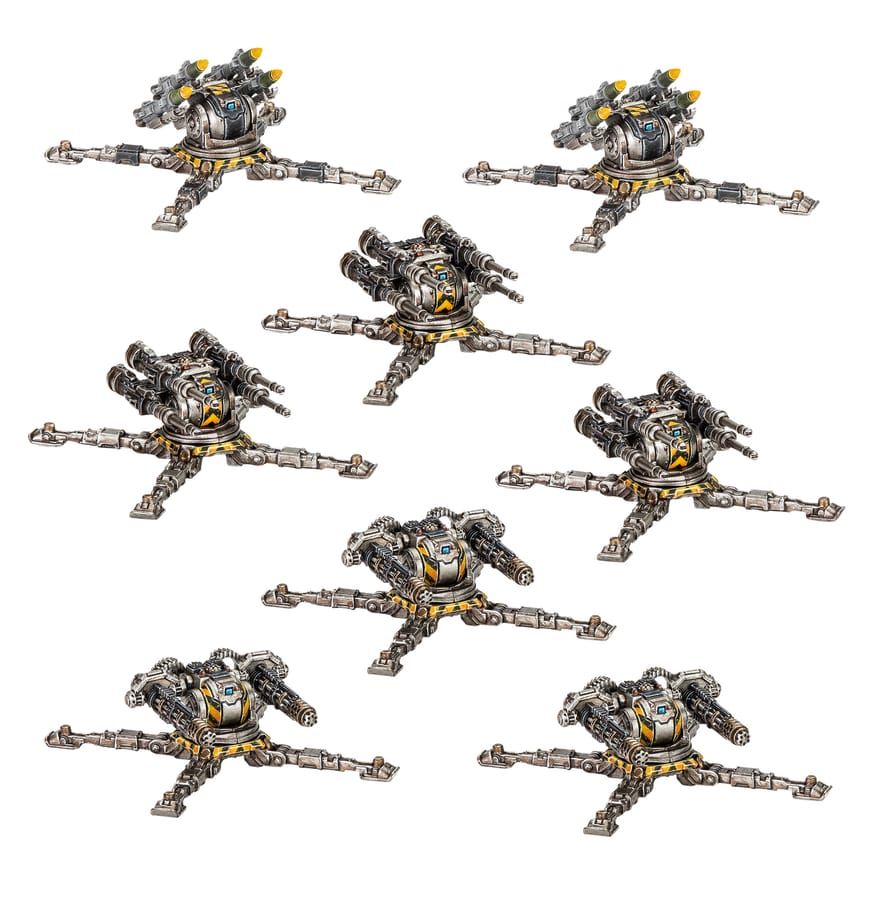 WarForge - Legions Imperialis: Araknae Weapons Platform Batteries - Warhammer - Mechanicum