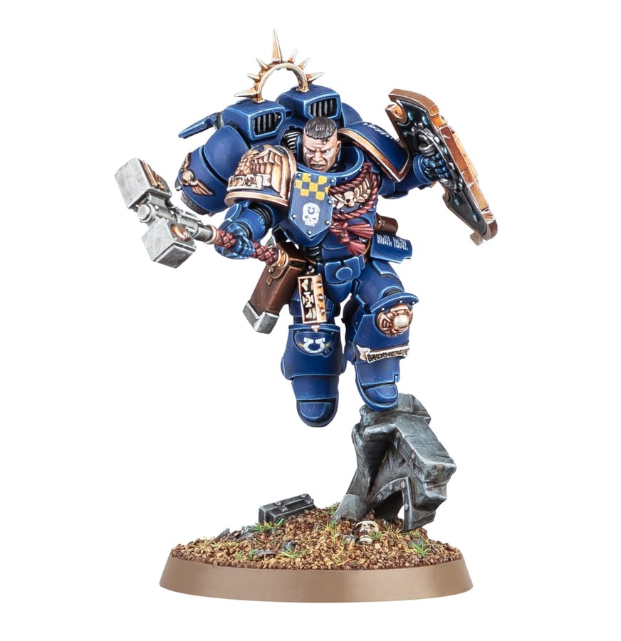 WarForge - Capitaine avec Réacteur Dorsal et Bouclier Relique - Warhammer - Space Marines
