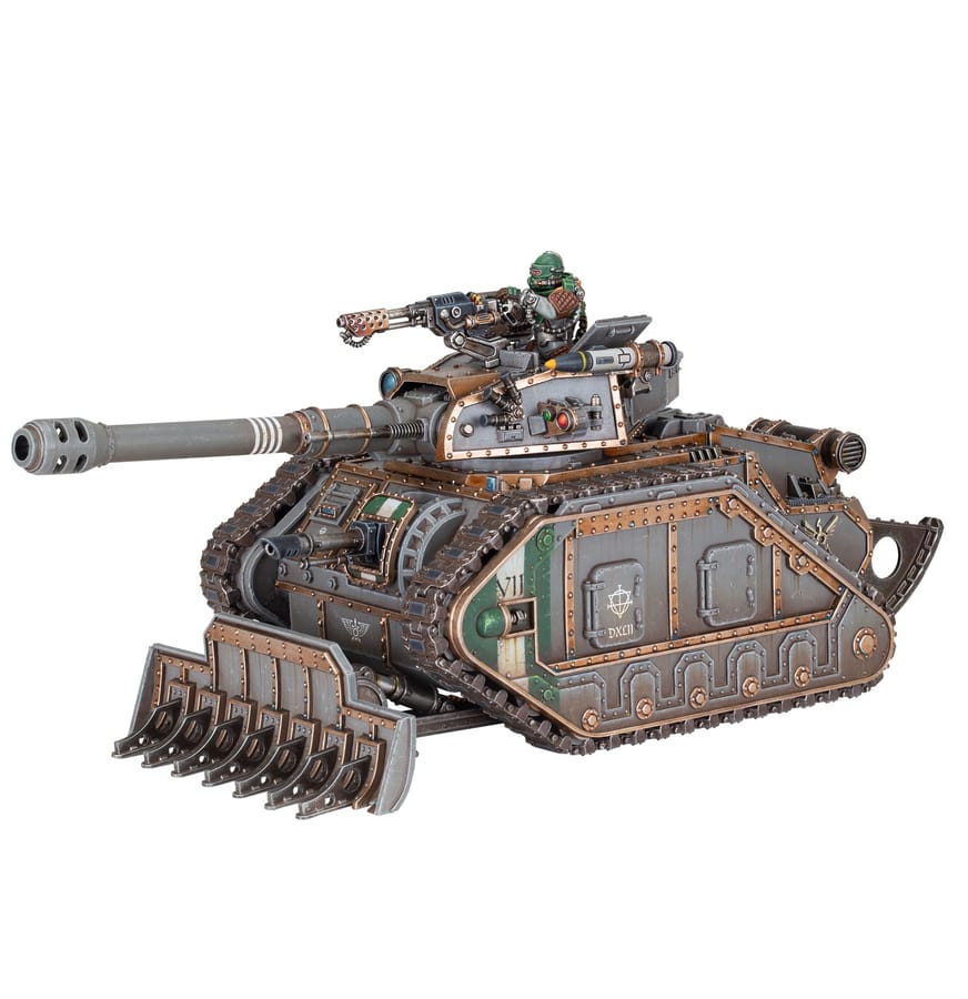 WarForge - Char de Frappe/de Commandement Leman Russ des Solar Auxilia - Games Workshop solar auxilia