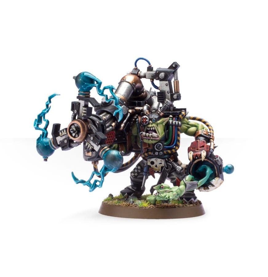 WarForge - Big Mek Ork avec Kanon Shokk - Warhammer - Orks