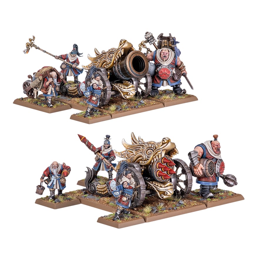 WarForge - Grand Canon et Batterie de Fusées Pluie de Feu - Games Workshop grand cathay