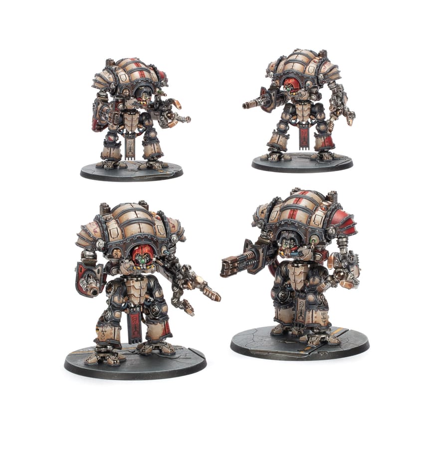 WarForge - Legions Imperialis: Mechanicum Questoris Knights Magaera and Styrix - Warhammer - Mechanicum