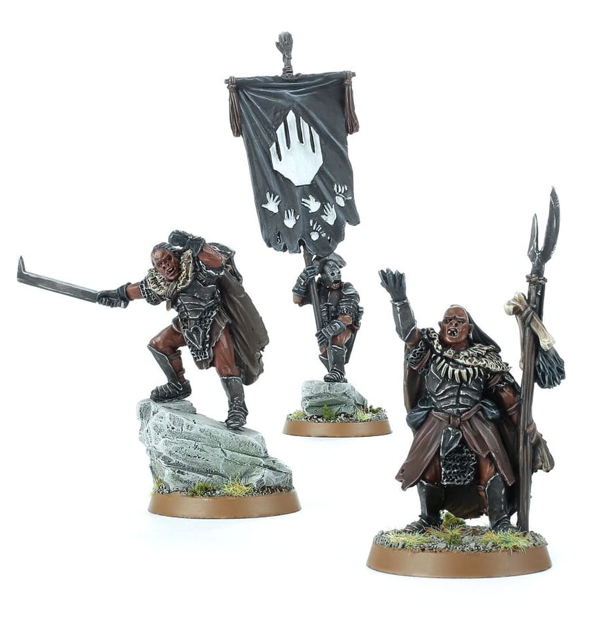 WarForge - Fighting Uruk-hai™ Warrior Command Pack - Warhammer